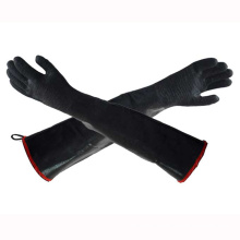 Long Sleeve Black Industrial Gloves